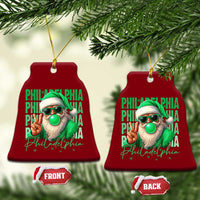 Philadelphia Football Christmas Ceramic Ornament Santa Retro Philly Fan - Wonder Print Shop
