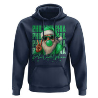 Philadelphia Football Christmas Hoodie Santa Retro Philly Fan - Wonder Print Shop