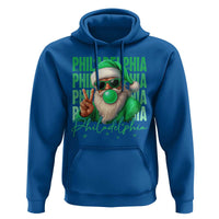 Philadelphia Football Christmas Hoodie Santa Retro Philly Fan - Wonder Print Shop