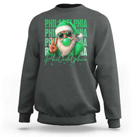 Philadelphia Football Christmas Sweatshirt Santa Retro Philly Fan - Wonder Print Shop