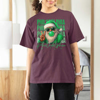 Philadelphia Football Christmas T Shirt For Women Santa Retro Philly Fan - Wonder Print Shop