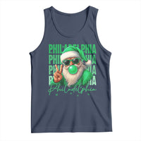 Philadelphia Football Christmas Tank Top Santa Retro Philly Fan - Wonder Print Shop