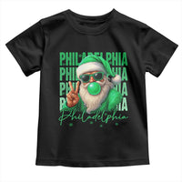 Philadelphia Football Christmas Toddler T Shirt Santa Retro Philly Fan - Wonder Print Shop