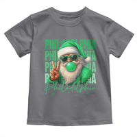 Philadelphia Football Christmas Toddler T Shirt Santa Retro Philly Fan - Wonder Print Shop