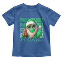 Philadelphia Football Christmas Toddler T Shirt Santa Retro Philly Fan - Wonder Print Shop