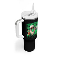 Philadelphia Football Christmas Tumbler With Handle Santa Retro Philly Fan - Wonder Print Shop