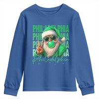 Philadelphia Football Christmas Youth Sweatshirt Santa Retro Philly Fan - Wonder Print Shop