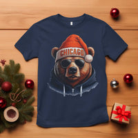 Vintage Chicago Football Christmas T Shirt Trendy Fan Gifts Game Day Apparel Bears Fan Gear - Wonder Print Shop