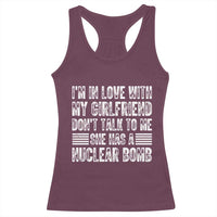 I'm In Love With My Girlfriend Racerback Tank Top Don't Talk to Me - Wonder Print Shop