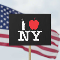I Love NY Protest Sign New York Lover Travel Gift - Wonder Print Shop