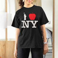 I Love NY T Shirt For Women New York Lover Travel Gift - Wonder Print Shop