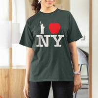 I Love NY T Shirt For Women New York Lover Travel Gift - Wonder Print Shop