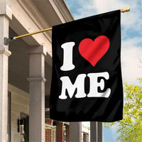 I Love Me Garden Flag Funny Self Love Heart Positive Vibes - Wonder Print Shop