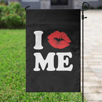 I Love ME Garden Flag Sexy Lips Red Lipstick Kiss Self Love - Wonder Print Shop