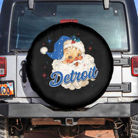 Christmas Detroit Football Spare Tire Cover Vintage Santa Lions Fan - Wonder Print Shop