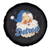 Christmas Detroit Football Spare Tire Cover Vintage Santa Lions Fan - Wonder Print Shop