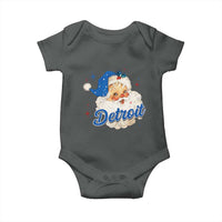Christmas Detroit Football Baby Onesie Vintage Santa Lions Fan - Wonder Print Shop