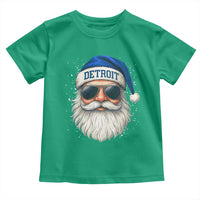 Vintage Detroit Football Christmas Toddler T Shirt Funny Retro Santa Lions Fan Xmas - Wonder Print Shop