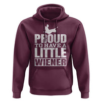 Funny Wiener Dog Lover Hoodie Dog Weenie Proud to Have A Little Wiener Dachshund - Wonder Print Shop