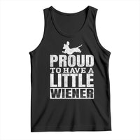 Funny Wiener Dog Lover Tank Top Dog Weenie Proud to Have A Little Wiener Dachshund - Wonder Print Shop