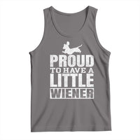 Funny Wiener Dog Lover Tank Top Dog Weenie Proud to Have A Little Wiener Dachshund - Wonder Print Shop