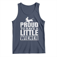 Funny Wiener Dog Lover Tank Top Dog Weenie Proud to Have A Little Wiener Dachshund - Wonder Print Shop