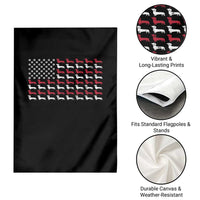 American Flag Vintage Patriotic Dachshund Dad Garden Flag Weiner Dog Fathers Day Gifts For Dog Lovers Dad - Wonder Print Shop