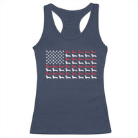 American Flag Vintage Patriotic Dachshund Dad Racerback Tank Top Weiner Dog Fathers Day Gifts For Dog Lovers Dad - Wonder Print Shop