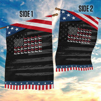 American Flag Vintage Patriotic Dachshund Dad Garden Flag Weiner Dog Fathers Day Gifts For Dog Lovers Dad