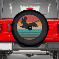 Vintage Dachshund Spare Tire Cover 60s 70s Retro Grunge Weiner Dog Love - Wonder Print Shop