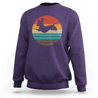 Vintage Dachshund Sweatshirt 60s 70s Retro Grunge Weiner Dog Love - Wonder Print Shop
