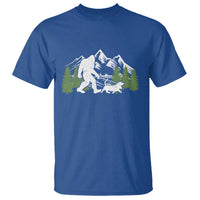 Bigfoot Walking Dachshund T Shirt Funny Wiener Dog Gift Sasquatch - Wonder Print Shop