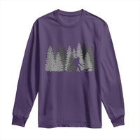Bigfoot Walking Dachshund Long Sleeve Shirt Funny Wiener Dog Gift Forest Sasquatch Yeti - Wonder Print Shop