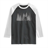 Bigfoot Walking Dachshund Raglan Shirt Funny Wiener Dog Gift Forest Sasquatch Yeti - Wonder Print Shop