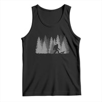 Bigfoot Walking Dachshund Tank Top Funny Wiener Dog Gift Forest Sasquatch Yeti - Wonder Print Shop