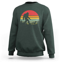 Retro Bigfoot Walking Dachshund Sweatshirt Funny Doxie Wiener Dog Walker Vintage 70s 80s - Wonder Print Shop