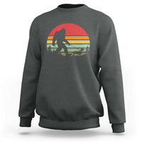 Retro Bigfoot Walking Dachshund Sweatshirt Funny Doxie Wiener Dog Walker Vintage 70s 80s - Wonder Print Shop