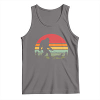 Retro Bigfoot Walking Dachshund Tank Top Funny Doxie Wiener Dog Walker Vintage 70s 80s - Wonder Print Shop