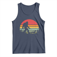 Retro Bigfoot Walking Dachshund Tank Top Funny Doxie Wiener Dog Walker Vintage 70s 80s - Wonder Print Shop