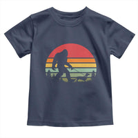 Retro Bigfoot Walking Dachshund Toddler T Shirt Funny Doxie Wiener Dog Walker Vintage 70s 80s - Wonder Print Shop