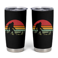 Retro Bigfoot Walking Dachshund Tumbler Cup Funny Doxie Wiener Dog Walker Vintage 70s 80s - Wonder Print Shop