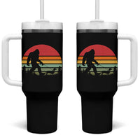Retro Bigfoot Walking Dachshund Tumbler With Handle Funny Doxie Wiener Dog Walker Vintage 70s 80s - Wonder Print Shop