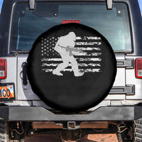 Bigfoot Gun Owner Spare Tire Cover Camo US American Flag Sasquatch Rifle - Wonder Print Shop