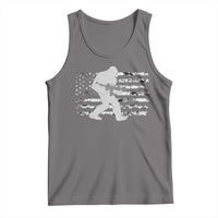 Bigfoot Gun Owner Tank Top Camo US American Flag Sasquatch Rifle - Wonder Print Shop