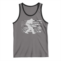 Bigfoot Gun Owner Tank Top Camo US American Flag Sasquatch Rifle - Wonder Print Shop
