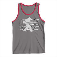 Bigfoot Gun Owner Tank Top Camo US American Flag Sasquatch Rifle - Wonder Print Shop