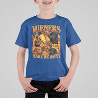 Funny Wiener Dog T Shirt For Kid Vintage Bootleg Gift For Dachshund Lover - Wonder Print Shop