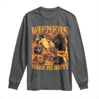 Funny Wiener Dog Long Sleeve Shirt Vintage Bootleg Gift For Dachshund Lover - Wonder Print Shop