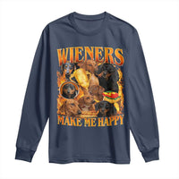 Funny Wiener Dog Long Sleeve Shirt Vintage Bootleg Gift For Dachshund Lover - Wonder Print Shop