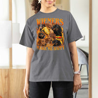 Funny Wiener Dog T Shirt For Women Vintage Bootleg Gift For Dachshund Lover - Wonder Print Shop